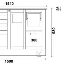 Beta Servante Atelier 039390003 C39SM-R Chariot Pour Outils Spéciaux, Type Racing SM
