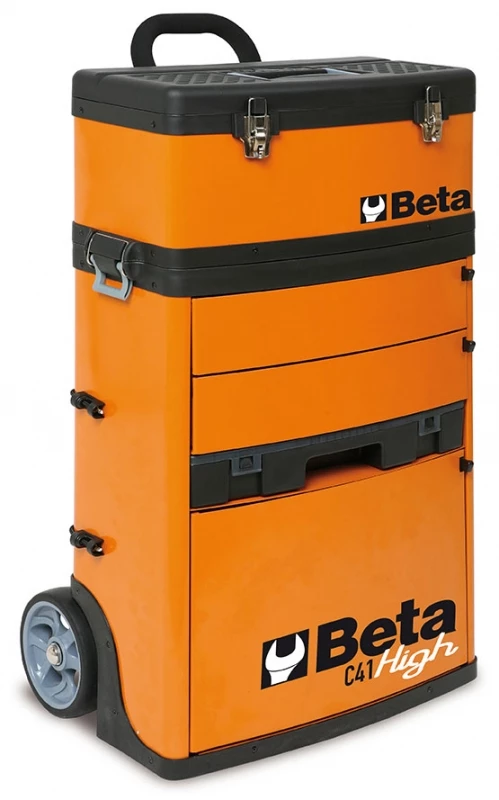 Beta Servante Atelier 041000002 C41H Chariot à Outils 2 Pièces Orange 4 Beta Servante Atelier 041000002 C41H Chariot à Outils 2 Pièces Orange – Image 4