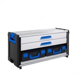 Sortimo Servante Atelier 1000003857 WorkMo 44-500 Avec 2 Tiroirs Et Glissières à Extension, Y Compris BOXXes