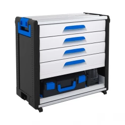 Sortimo Servante Atelier 1000004455 WorkMo 34-750 Avec 4 Tiroirs Et Coulisses à Extension, Y Compris BOXXes