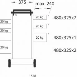 Gedore Servante Atelier 1578 Chariot à Outils Avec 6 Tiroirs 9018140 -Sac à outils Soldes 2022 1578 chariot a outils avec 6 tiroirs 9018140 2