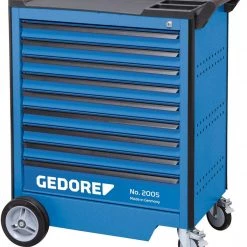 Gedore Servante Atelier 2005 0810 Chariot à Outils Avec 9 Tiroirs 2003562
