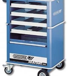 Gedore Servante Atelier 6627550 1580 Chariot à Outils Avec 4 Tiroirs