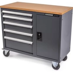 Huvema Servante Atelier H8037 5 Tiroirs - Chariot à Outils