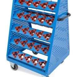 Huvema Servante Atelier K2310 Chariot D'atelier Avec 55 Porte-outils Universels CNC