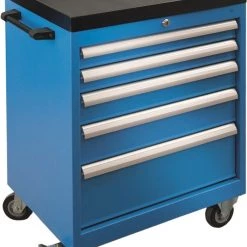 Huvema Servante Atelier K8075 Chariot à Outils Avec 5 Tiroirs