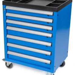 Huvema Servante Atelier K8077 Chariot à Outils Avec 7 Tiroirs