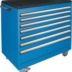 Huvema Servante Atelier K8107 Chariot à Outils Avec 7 Tiroirs