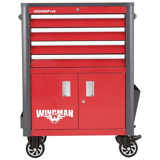 Gedore RED Servante Atelier R20200004 Chariot à Outils WINGMAN Avec 4 Tiroirs 3301688 1 Gedore RED Servante Atelier R20200004 Chariot à Outils WINGMAN Avec 4 Tiroirs 3301688