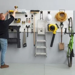 Stanley Panneau Mural Et Outils De Fixation STST82603-1 Track Wall® Panier De Rangement -Sac à outils Soldes 2022 stst82603 1 track wallr panier de rangement 3